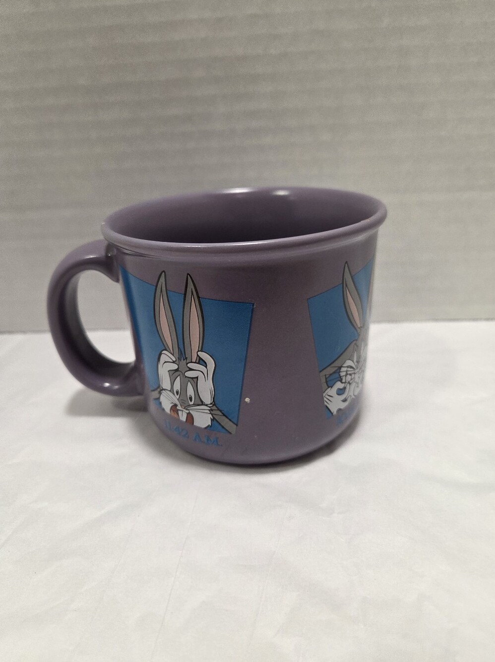 Warner Bros. Studio Store 1997 Bugs Bunny Is It Lunch Time Yet Coffee Mug